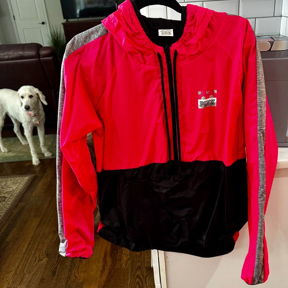 PINK Victoria's Secret Women's Zip Anorak Windbreaker